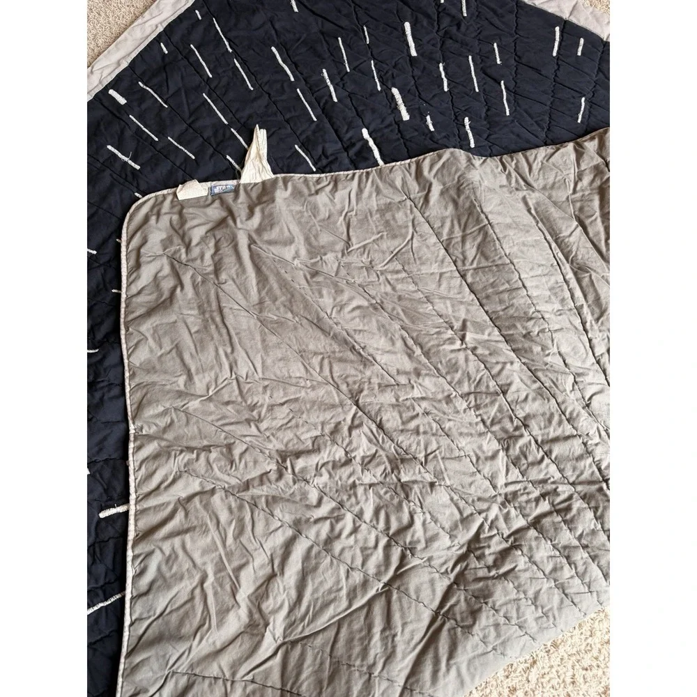 Pottery Barn Kids Star Wars Twin Bedding Set Quilt Shams Wool Blanket 3pc Sheets